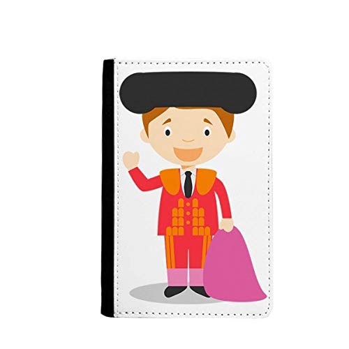 Portefeuille de voyage violet BeatChong avec porte-monnaie motifs dessins animés pour enfants