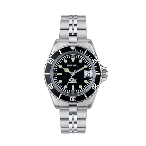 BREIL, Colección Manta Heritage, Reloj para Hombre con Brazalete de Acero, Resistente al...