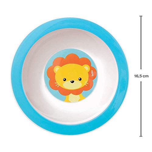 Buba Pratinho Bowl Animal Fun Leão Colorido