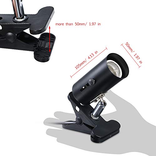 Suporte de luz, Romacci 85-265V 300W UVB Suporte de luz para animais de estimação Braçadeira de fixa