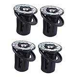 BESPORTBLE Par De 2 Piezas Extremos De La Barra Tapa De Agarre Enchufe De Manillar De Bicicleta Tapas De Extremo De Bicicleta Tapas De Los Extremos Del Enchufe Del Manillar Black