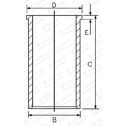Camisa del cilindro 14-020760-00 de alta resistencia para un motor eficiente 2