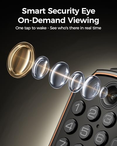 Smart Biometric Front Door Lock with Camera