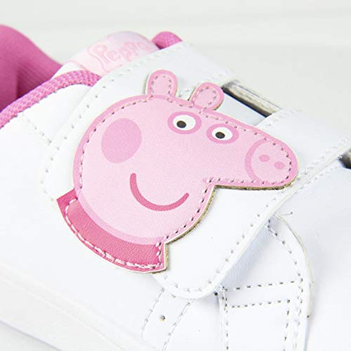 Baskets Peppa Pig blanches Cerdá parfaites pour la cour de récréation
