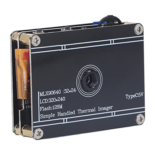Cámara de Imágenes Térmicas, Cámara Térmica de Resolución de 240 X 320 con - 40 ℃ a 300 ℃ Rango de Temperatura, Pantalla Térmica de Mano de Pantalla de 2 Pulgadas para