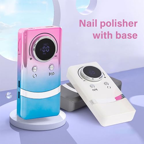 Machine à polir les ongles 45000 tr/min avec limes et forets - 2