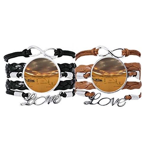 Bracelet en cuir route de la soie double cadeau original pour célébrer un anniversaire
