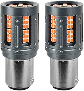Safego 1157 BAY15D P21/5W LED Light Bulbs Canbus 2016 84SMD Super Bright Anti-stroboscopic for Car Tail Light, Brake Lights 10W 12V 800LM Red, 2PCS