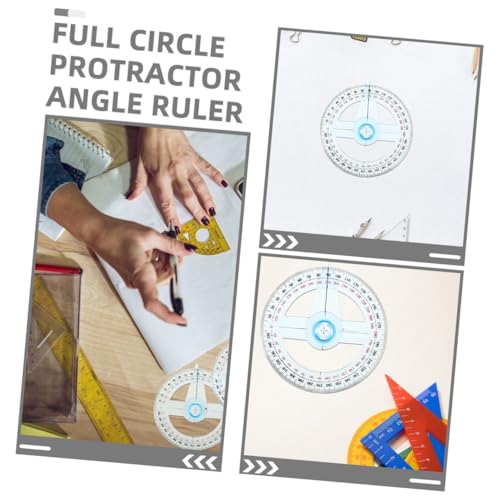 Juego 6 Reglas Transportadoras Plásticas con Aguja Giratoria miniatura 3