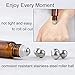 ZIZEMOJA 6Pcs 10ml Essential Oil Roller Bottles, with Stainless Steel Roller Balls, 10ml Amber Glass Roll on Bottles for Essential Oils, 1 Extra Roller Ball, 6 Labels, 1 Openers, 2 Droppers Included