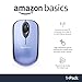 Amazon Basics 2.4 Ghz Wireless Optical Computer Mouse with USB Nano Receiver, Blue