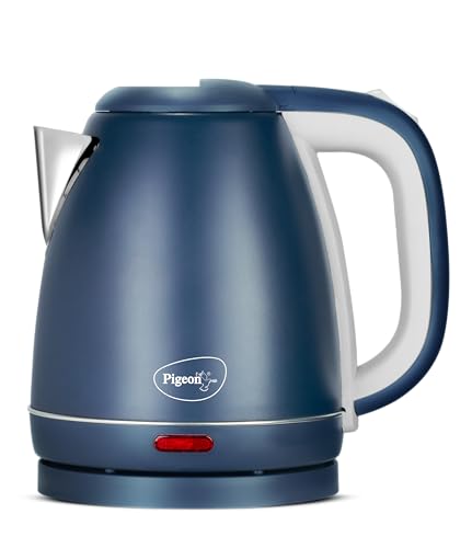 Pigeon Tesla Electric Kettle 1.5 L, 1300 Watt, Stainless Steel Bo...
