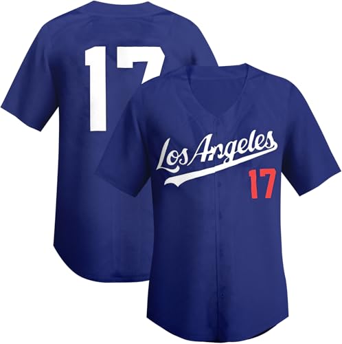 Camiseta de béisbol para hombre con números y letras impresas miniatura 1