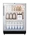 Summit Appliance SCR600BGLMBL Commercial 5.5 Cu.Ft. Glass Door 24