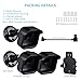 All New Blink Outdoor 4th Gen Camera Mounting Brackets,3 Pack Weatherproof Protective Housing and 360 Degree Adjustable with Sync Module Wall Mount (Blink Camera is Not Included)