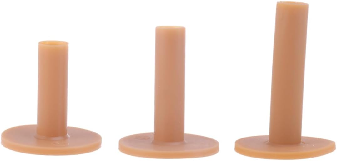 Golf Tees 3 Pack Plastic 50mm 65mm 80mm Training for Golfers