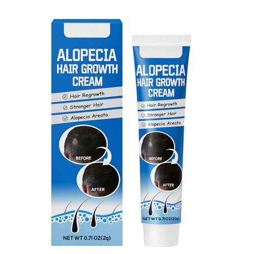 Alopecia Hair Growth Cream – Herbal Scalp Care for Solid Hair Roots, Promoting Regrowth and Fuller...