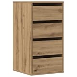 articoli da arredamento 【Materiale resistente:】 Il legno ingegnerizzato è di una qualità eccezionale e presenta una superficie liscia. È caratterizzato da robustezza, stabilità e resistenza all'umidità. Realizzato in legno multistrato, il mobile con i cassetti è facile da pulire con un panno umido.