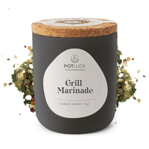 POTLUCK | Grill Marinaden Rub | Gewürzzubereitung für Fleisch, Fisch oder Gemüse | 70g im Keramiktopf POTLUCK | Grill Marinaden Rub | Gewürzzubereitung für Fleisch, Fisch oder Gemüse | 70g im Keramiktopf