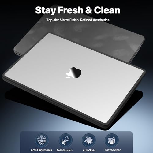 Image of Soonjet for MacBook Air 13 inch Case M5 M4 M3 M2 2026-2022 Clear Cover 13.6
