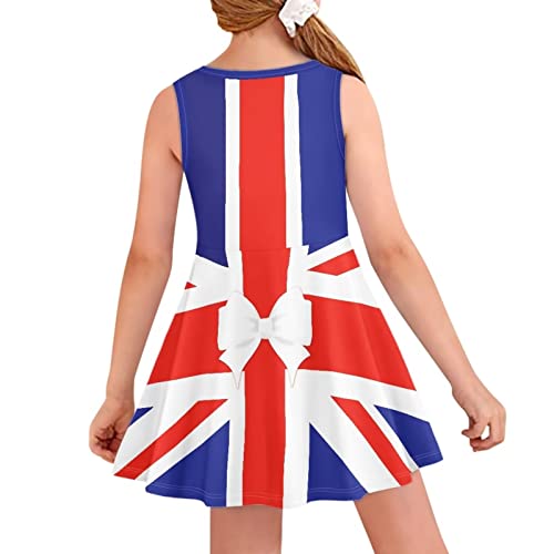 POLERO Mushroom Dress for Girls Summer Casual Party A-Line Midi Tank Dress Sleeveless Sundress for Kids 3-16 Years2