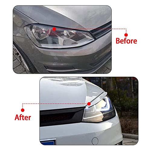 Cache-paupières pour Golf 7 MK7 en finition de précision pour phares auto - 6