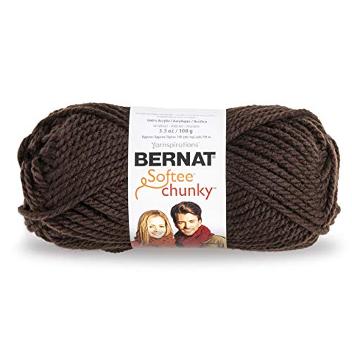 Bernat 16112828013 fil Softee Chunky gris foncé 1 paquet