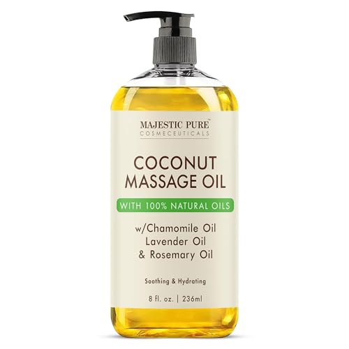 MAJESTIC PURE Coconut Massage Oil for Massage...