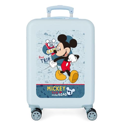 Disney Mickey Road Trip Maleta De Cabina Azul 38x55x20 Cms Rígida Abs Cierre De Combinación Lateral 34l 2 Kgs 4 Ruedas Dobles Equipaje De Mano Disney Mickey Road Trip Maleta De Cabina Azul 38x55x20 Cms Rígida Abs Cierre De Combinación Lateral 34l 2 Kgs 4 Ruedas Dobles Equipaje De Mano