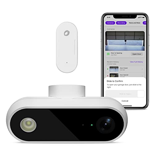 OCCHI Smart Garage Door Opener with Camera, Smart Garage Control, Security+ 2.0 Compatible, Detects Open/Close Status, Support Yellow&Purple Button, 2.4Ghz WiFi, No Monthly Fee, Compatible with Alexa by OCCHI - Used condition - US$27.57