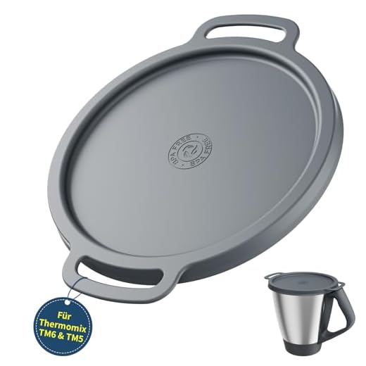 OTOmitra Couvercle en silicone pour Thermomix TM6 TM5, couvercle fraîcheur réutilisable, sans BPA, accessoire Thermomix, couvercle hermétique du bol mélangeur Thermomix, passe au lave-vaisselle