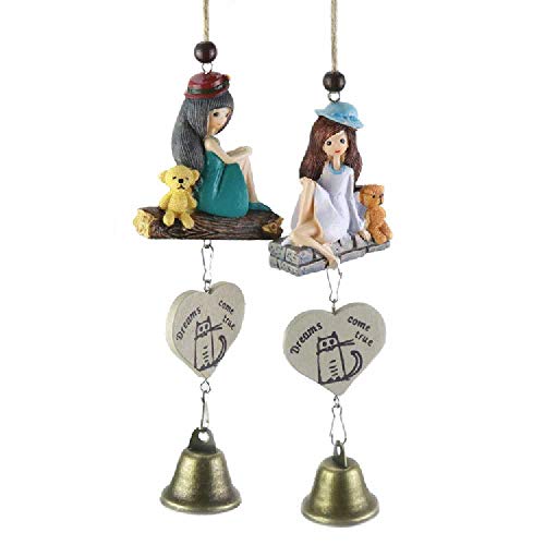 Preisvergleich Produktbild Kinder Windspiele, Kleine Ornamente Mädchen Langes Kleid Mädchen Windspiele Fensterdekorationen Mädchen Geschenke