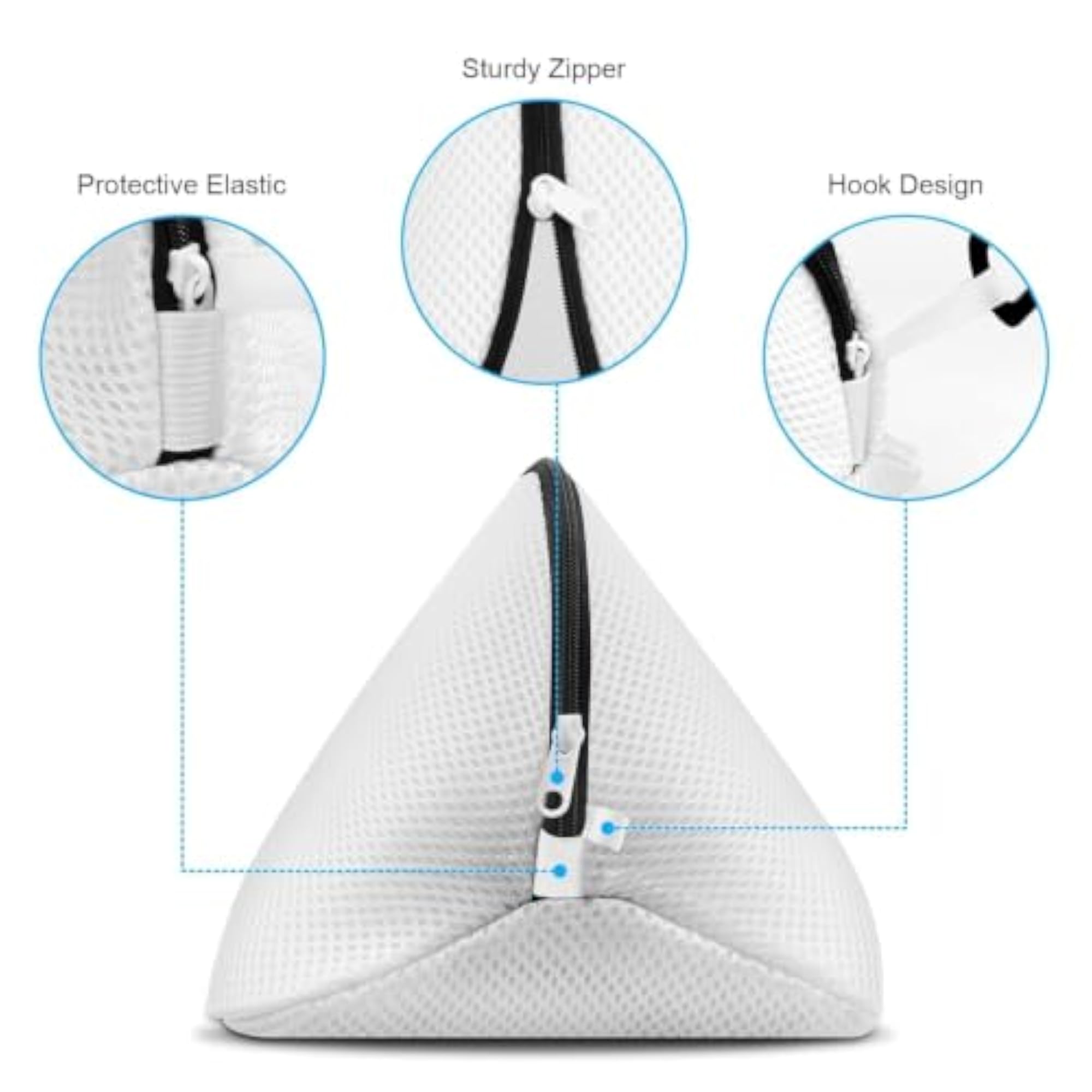 Pack of 2 Premium Mesh Shoe Wash Bags