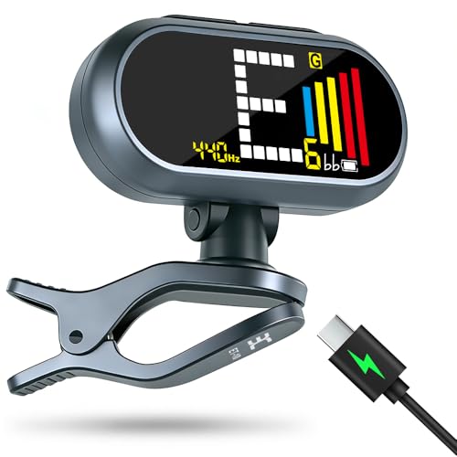 EX Professional Rechargeable Clip-On Guitar Tuner...