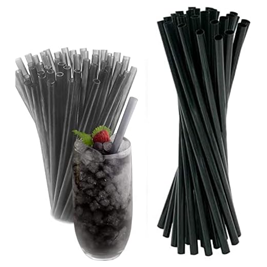 500 Pajitas De Primera Calidad,21Cm,Pajitas Biodegradables, para leche, zumo, cócteles (21 cm)