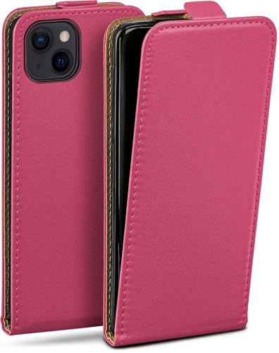 Coque iPhone 13 mini moex rabat protection intégrale écran rose
