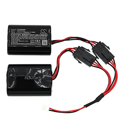 Zenander 3.6V 2XER18505M Battery Replacement for TYCO PG9901 Wireless Indoor Siren Res Fire Burg Siren