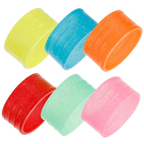 VICASKY Professional Tennis Racket Grip Bands 6pcs Set Non-skid Racket Grip Rings