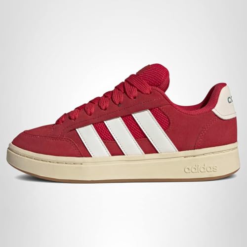 adidas Women's Grand Court Alpha, Pure Ruby/Off White/Warm Vanilla, 9.5