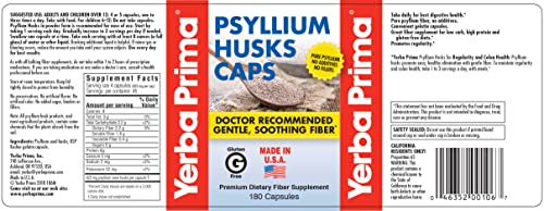 Yerba Prima Psyllium Husk Capsules
