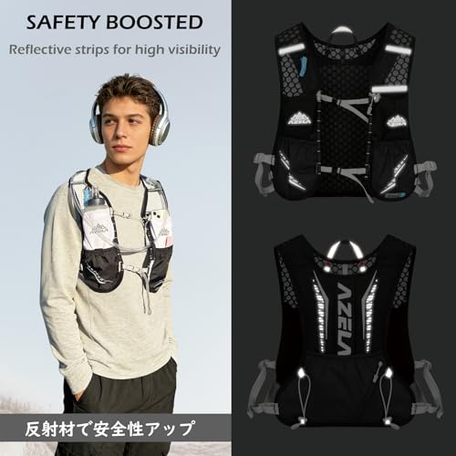 Image of TRIWONDER Hydration Vest Running Backpack for Men & Women, Water Pack for Hiking, Camping, Climbing & Cycling, Lightweight Daypack