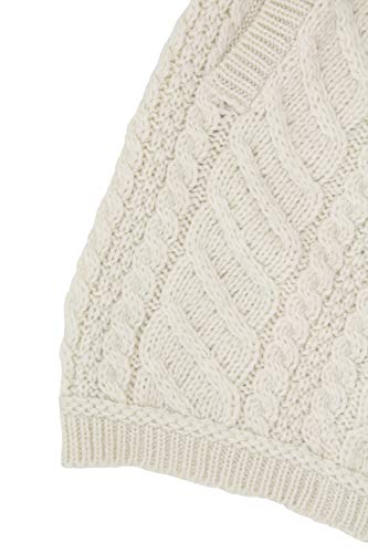 Aran Crafts Women's Edge to Edge Cardigan Coat (100% Super Soft Merino Wool)4