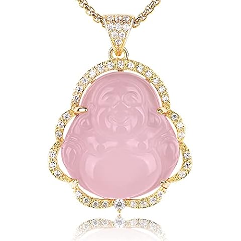 Bling Good Luck Necklace with Buddha Pendant Cover