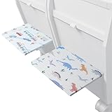 Go-Be Sleeves Airplane Tray Covers for Kids 2-Pack Kids Collection - Dinos & Trucks