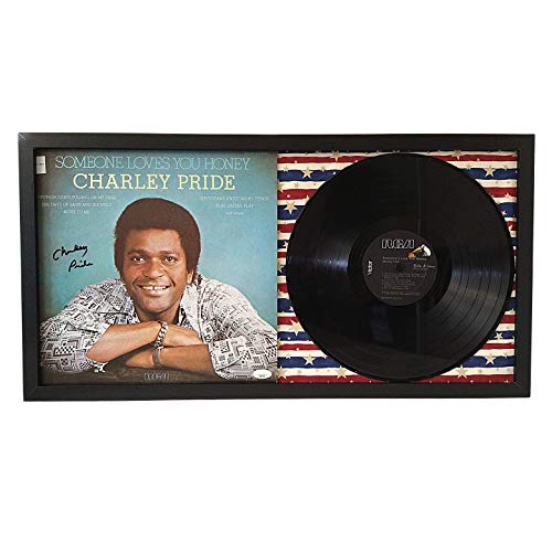 Charley Pride Signed Autographed Somebody Loves You Honey Vinyl Record Album Cover Framed JSA Cert