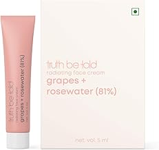 Truth Be Told All Plant Skin Cream for Dry Skin, Dullness, Aging & Pigmentation, Free from parabens, silicones, mineral oils, artificial fragrances, and colors, 50ml (Radiating Cream, 5ml)