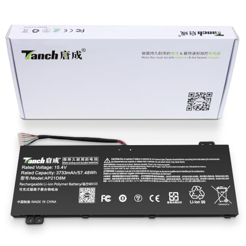 Laptop-Akku KT.0040G.015 AP21D8M für ACER Nitro 5 AN515-58-70S9 Nitro V14 Nitro V15 Nitro V15 ANV15-51-54UL 15.4V 3733mAh/57.48Wh