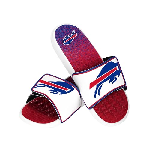 Image of FOCO mens Nfl Primary Team Logo Gradient Gel Slide Sandals