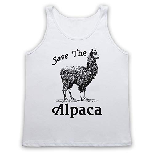Save The Alpaca débardeur sans manches vêtement protestation taille standard