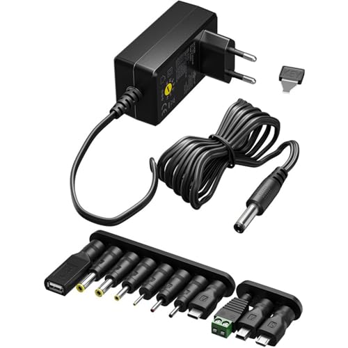 Adaptateur secteur universel 5V-15V Goobay pour routeur et PC